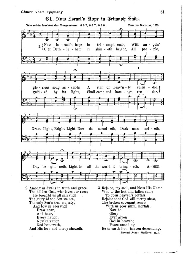 The Hymnal and Order of Service page 51