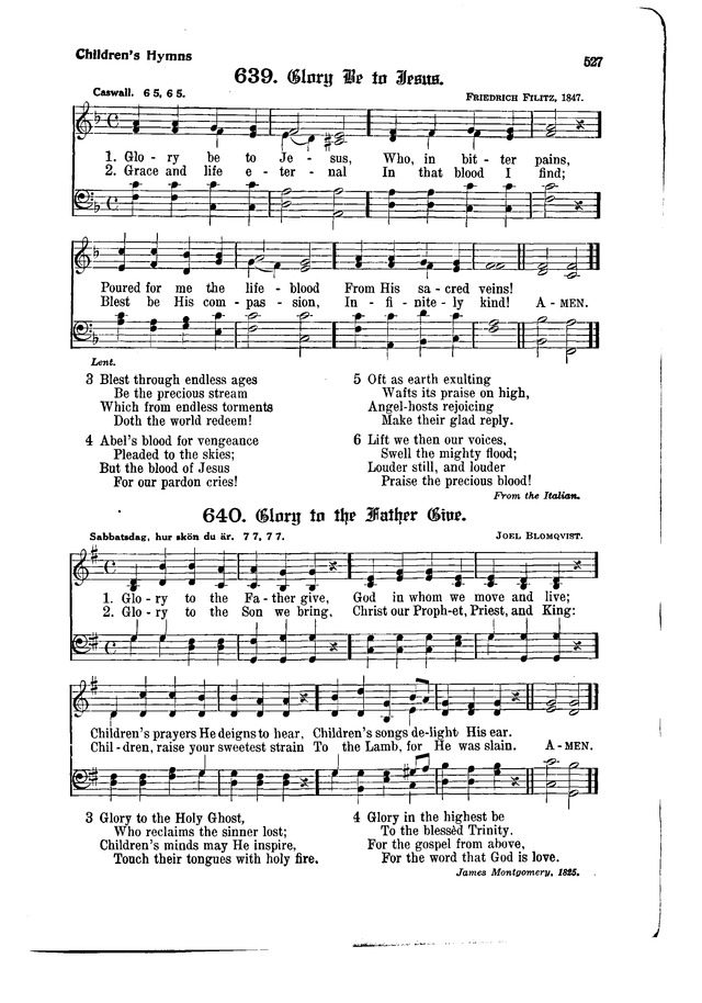 The Hymnal and Order of Service page 527