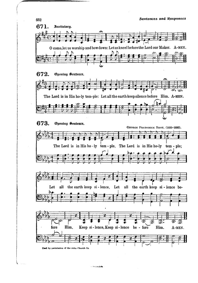 The Hymnal and Order of Service page 552