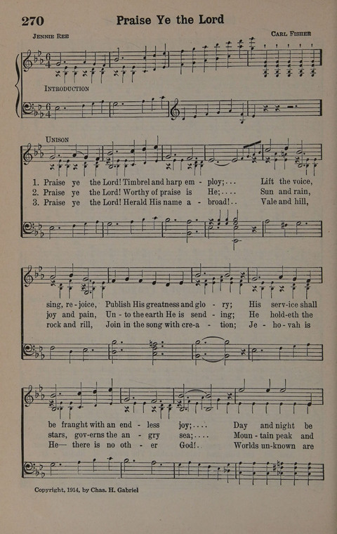 Hymns of Praise Numbers One and Two Combined: for the church and Sunday school page 250
