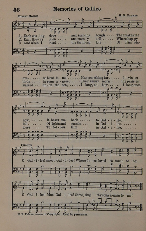 Hymns of Praise Numbers One and Two Combined: for the church and Sunday school page 56