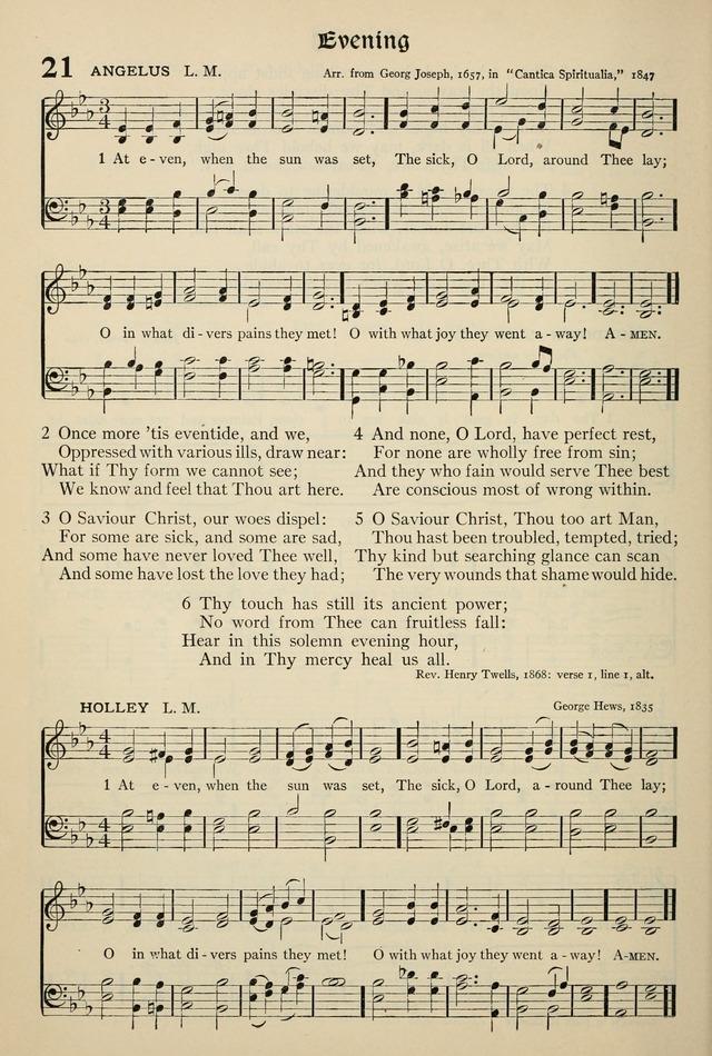 The Hymnal: published in 1895 and revised in 1911 by authority of the General Assembly of the Presbyterian Church in the United States of America page 18