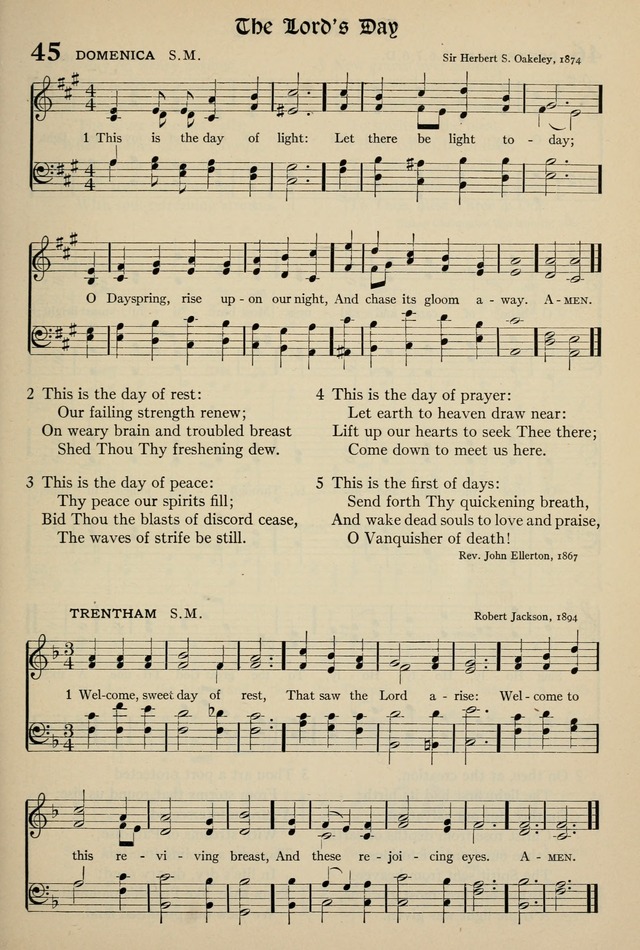 The Hymnal: published in 1895 and revised in 1911 by authority of the General Assembly of the Presbyterian Church in the United States of America page 37
