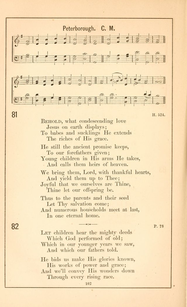 Hymnal of the Presbyterian Church page 100