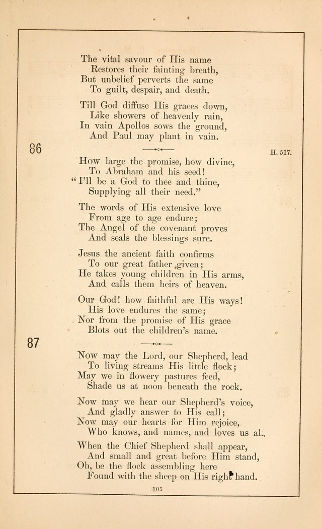 Hymnal of the Presbyterian Church page 103