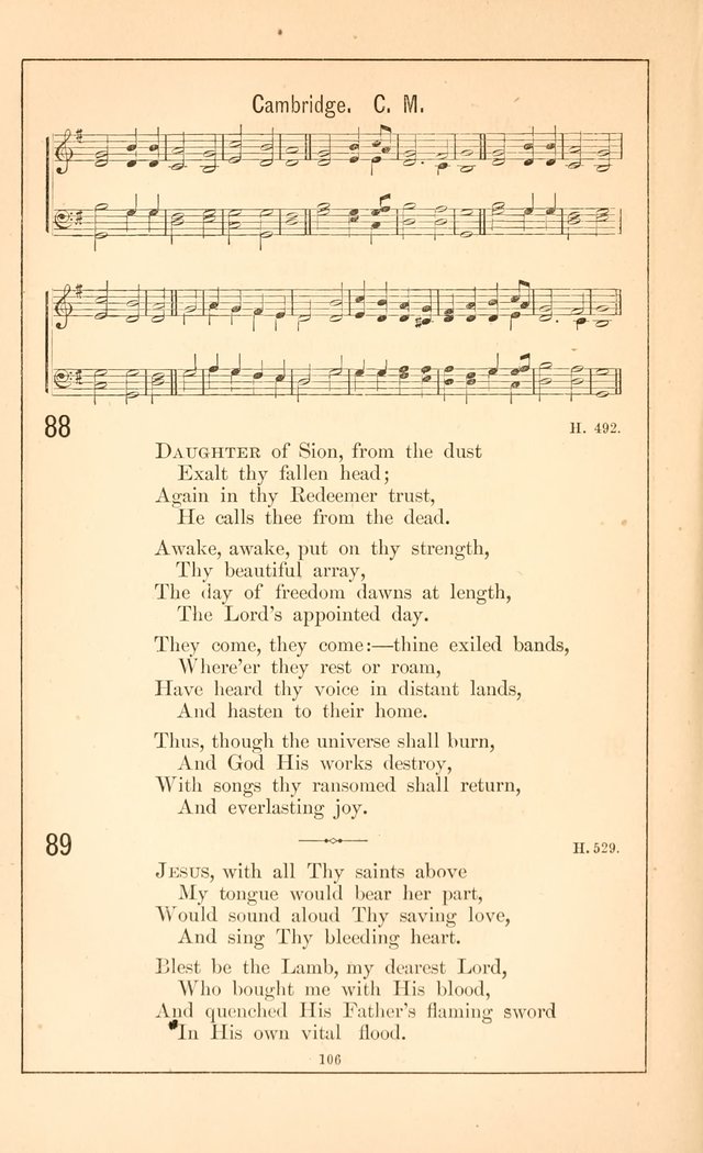 Hymnal of the Presbyterian Church page 104