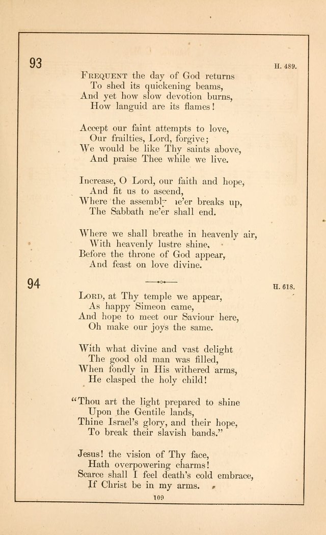 Hymnal of the Presbyterian Church page 107
