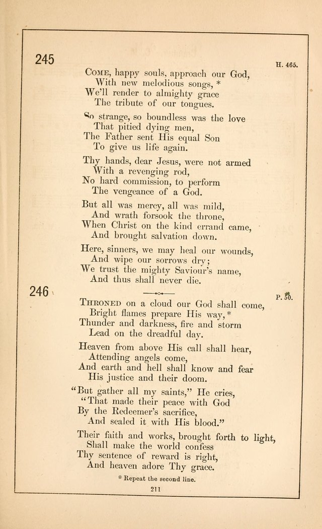 Hymnal of the Presbyterian Church page 209