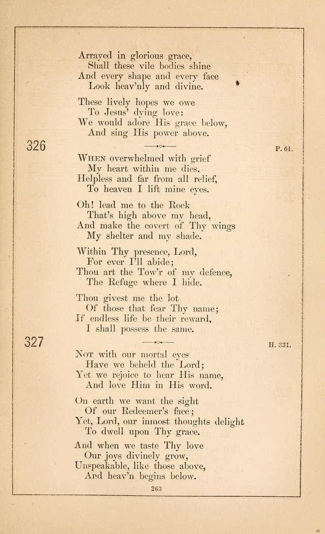 Hymnal of the Presbyterian Church page 261