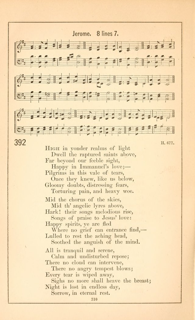 Hymnal of the Presbyterian Church page 308