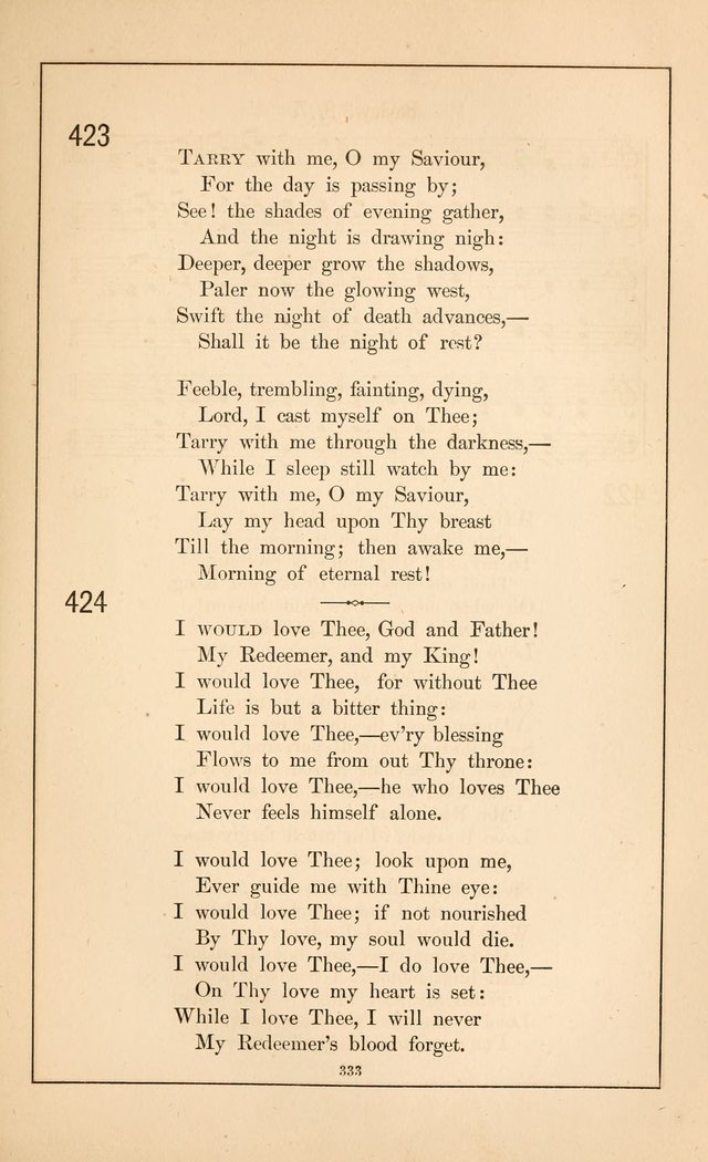 Hymnal of the Presbyterian Church page 331