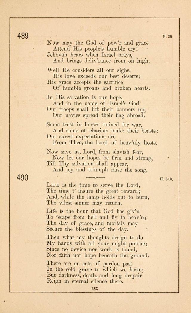 Hymnal of the Presbyterian Church page 381