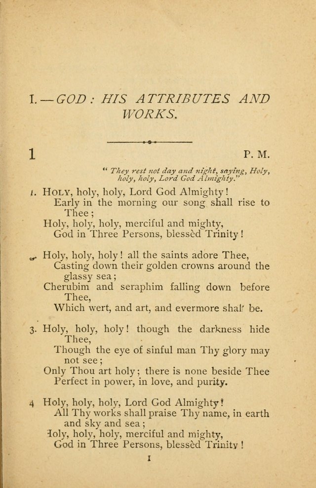 Hymnal of the Presbyterian Church in Canada page 1