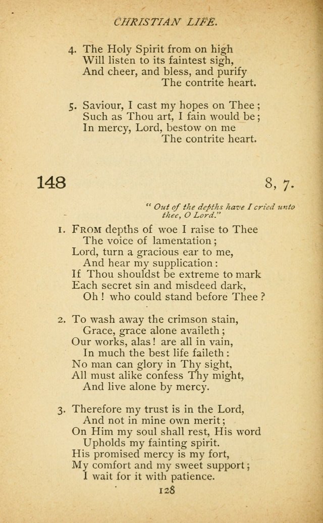 Hymnal of the Presbyterian Church in Canada page 128