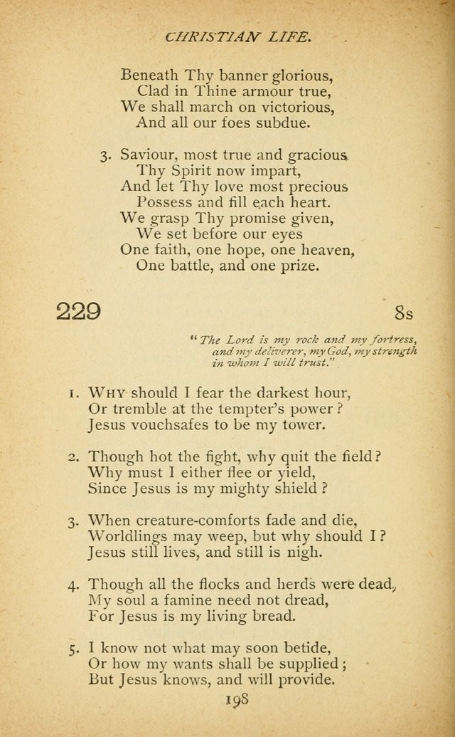 Hymnal of the Presbyterian Church in Canada page 198