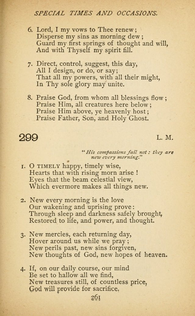 Hymnal of the Presbyterian Church in Canada page 261