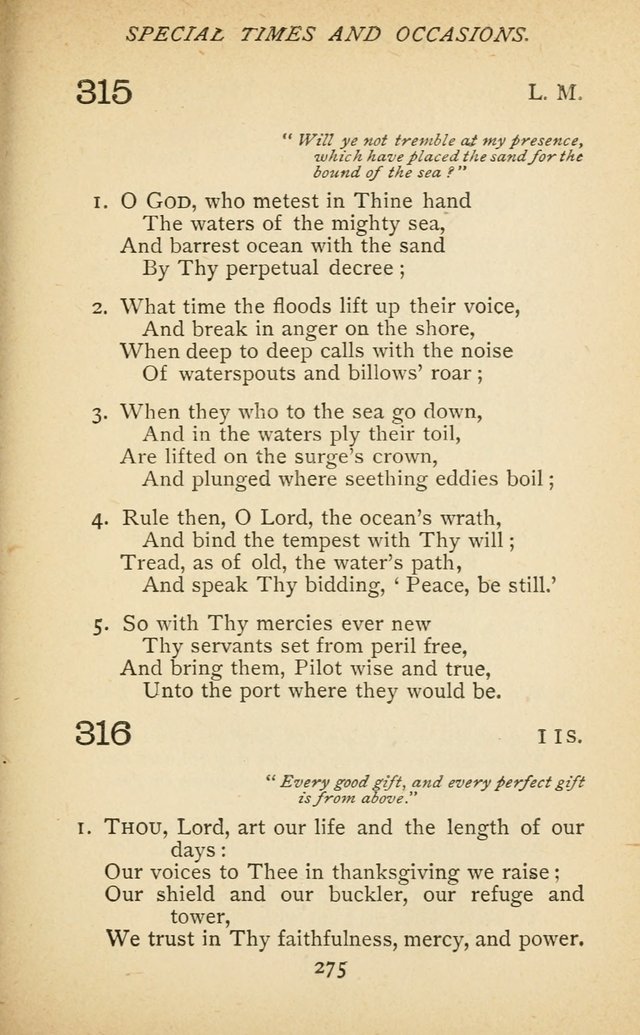 Hymnal of the Presbyterian Church in Canada page 275