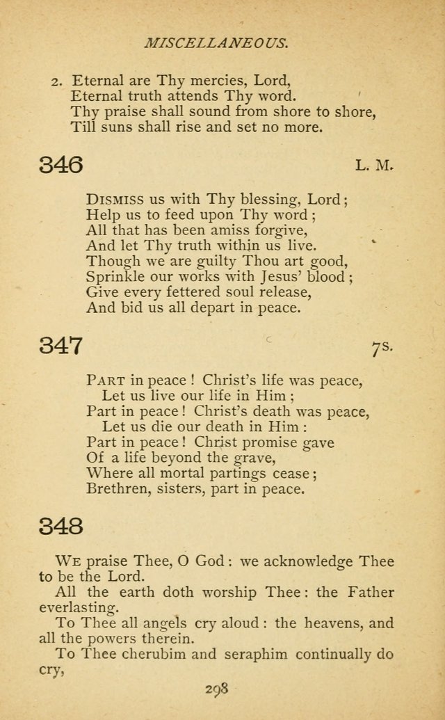 Hymnal of the Presbyterian Church in Canada page 298