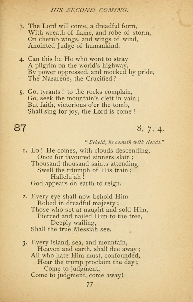 Hymnal of the Presbyterian Church in Canada page 77