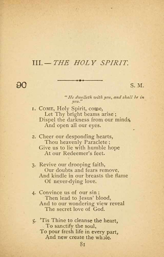 Hymnal of the Presbyterian Church in Canada page 81