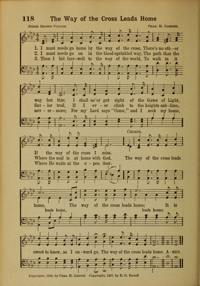 Hymns of Praise: for the Church and Sunday School page 118