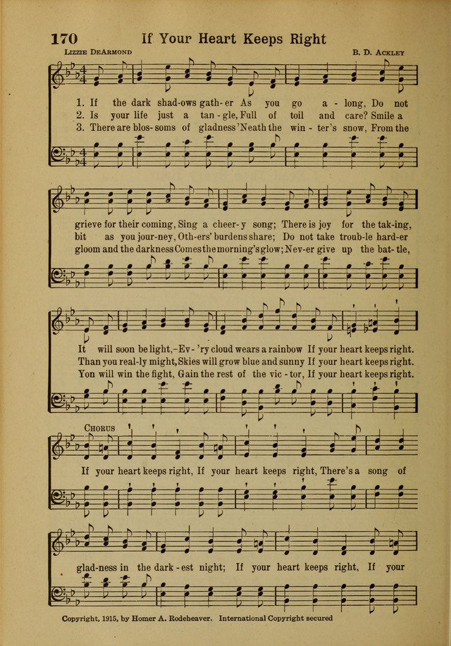 Hymns of Praise: for the Church and Sunday School page 170