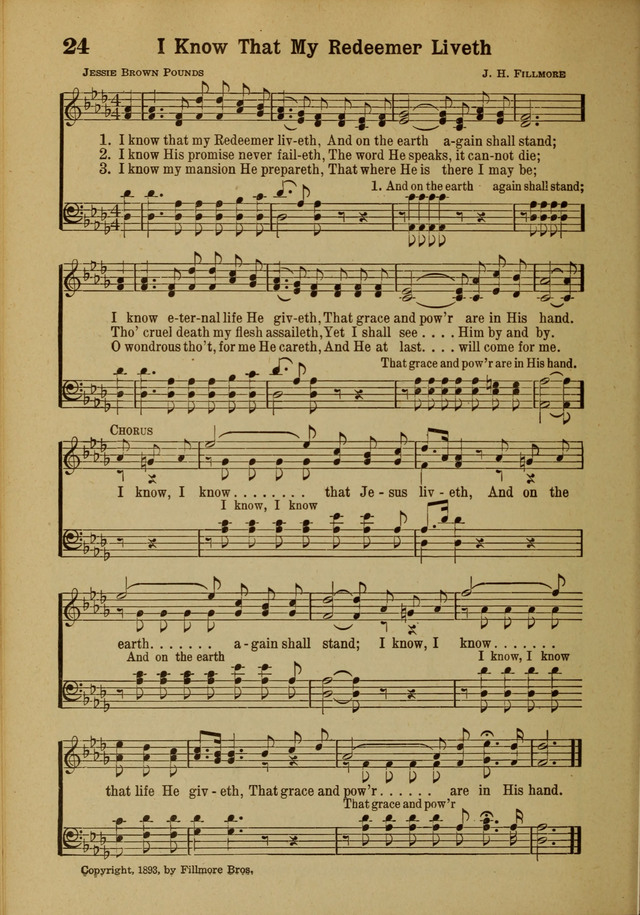 Hymns of Praise: for the Church and Sunday School page 24