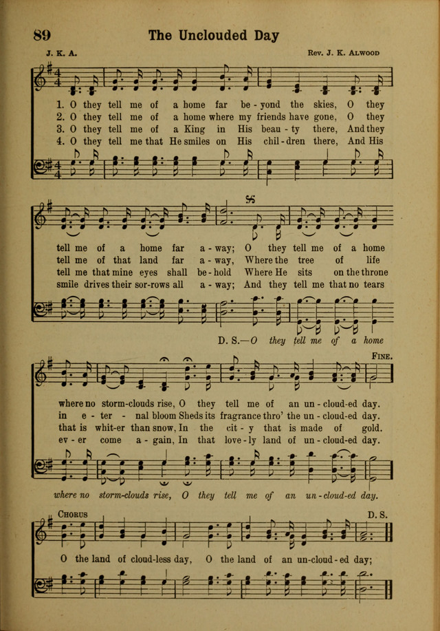 Hymns of Praise: for the Church and Sunday School page 89