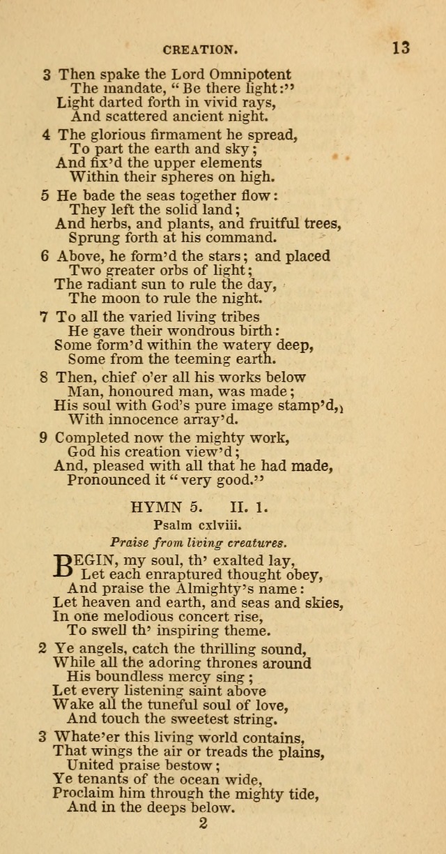 Hymns of the Protestant Episcopal Church of the United States, as authorized by the General Convention: with an additional selection page 13