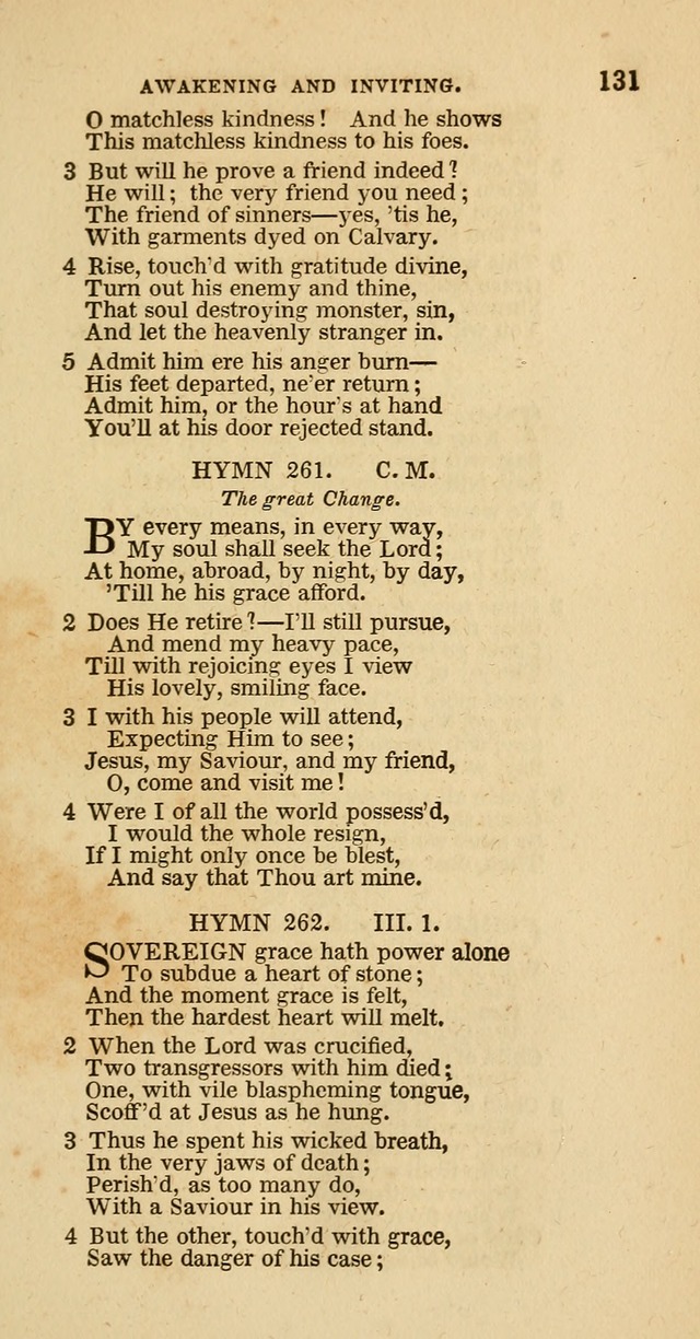 Hymns of the Protestant Episcopal Church of the United States, as authorized by the General Convention: with an additional selection page 131