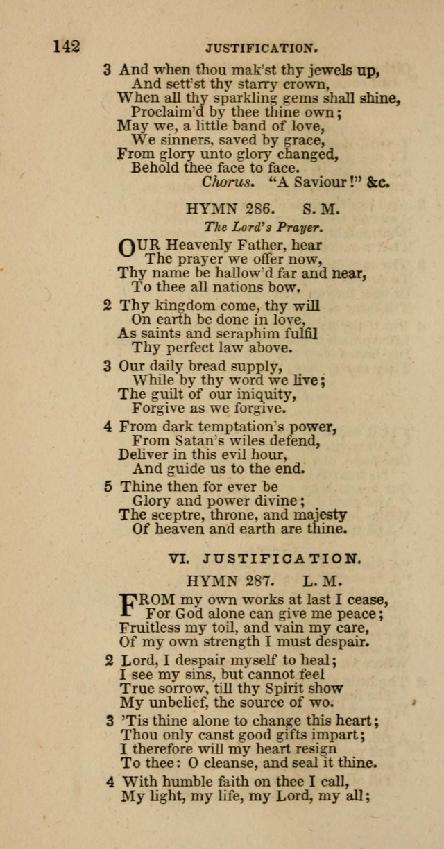 Hymns of the Protestant Episcopal Church of the United States, as authorized by the General Convention: with an additional selection page 142