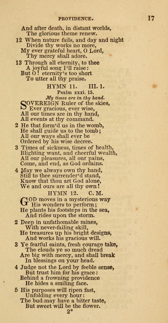 Hymns of the Protestant Episcopal Church of the United States, as authorized by the General Convention: with an additional selection page 17