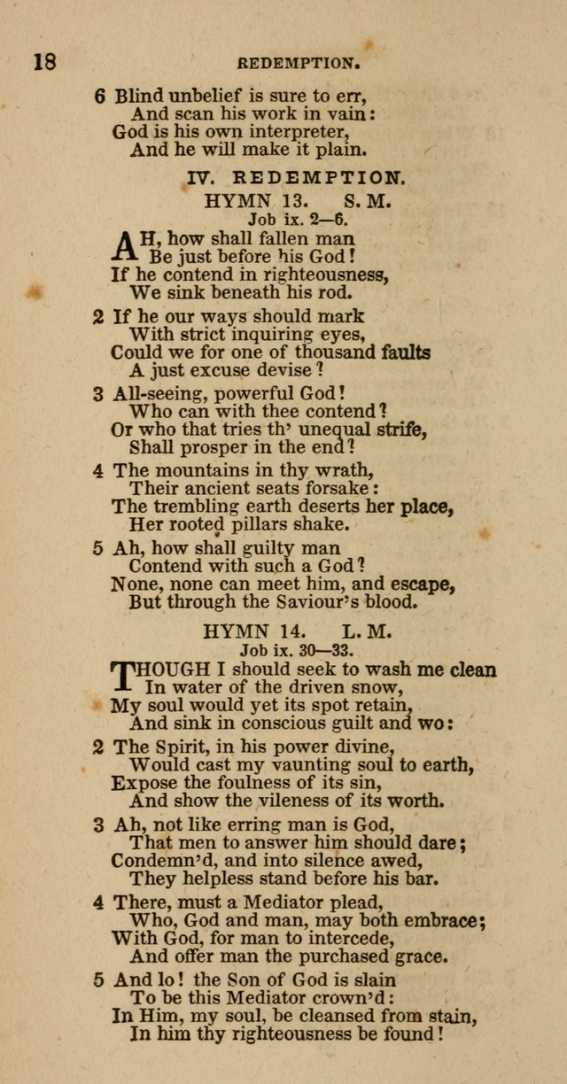 Hymns of the Protestant Episcopal Church of the United States, as authorized by the General Convention: with an additional selection page 18