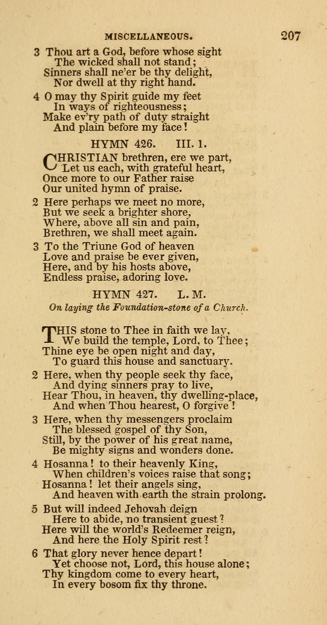Hymns of the Protestant Episcopal Church of the United States, as authorized by the General Convention: with an additional selection page 207