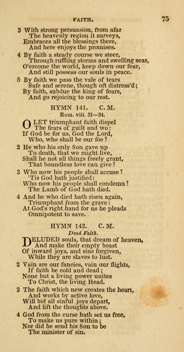 Hymns of the Protestant Episcopal Church of the United States, as authorized by the General Convention: with an additional selection page 75