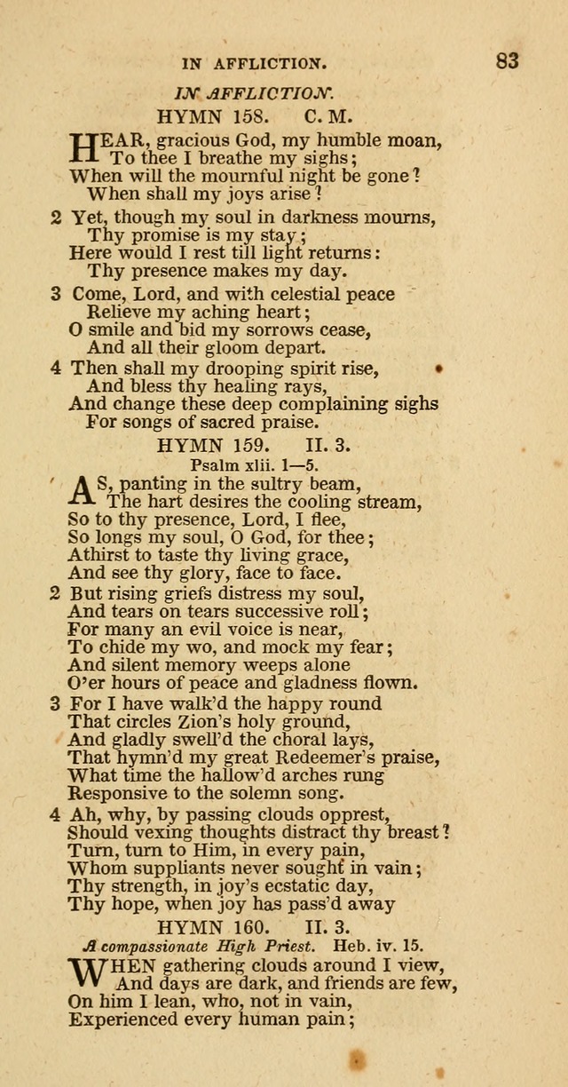 Hymns of the Protestant Episcopal Church of the United States, as authorized by the General Convention: with an additional selection page 83