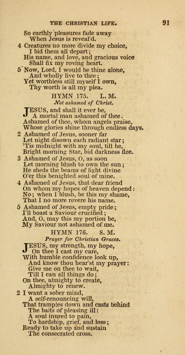 Hymns of the Protestant Episcopal Church of the United States, as authorized by the General Convention: with an additional selection page 91