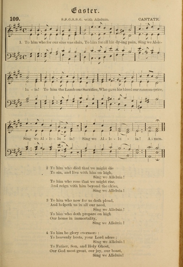 Hymnal and Canticles of the Protestant Episcopal Church with Music (Gilbert & Goodrich) page 105