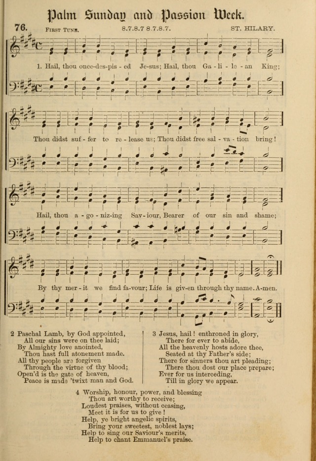 Hymnal and Canticles of the Protestant Episcopal Church with Music (Gilbert & Goodrich) page 77