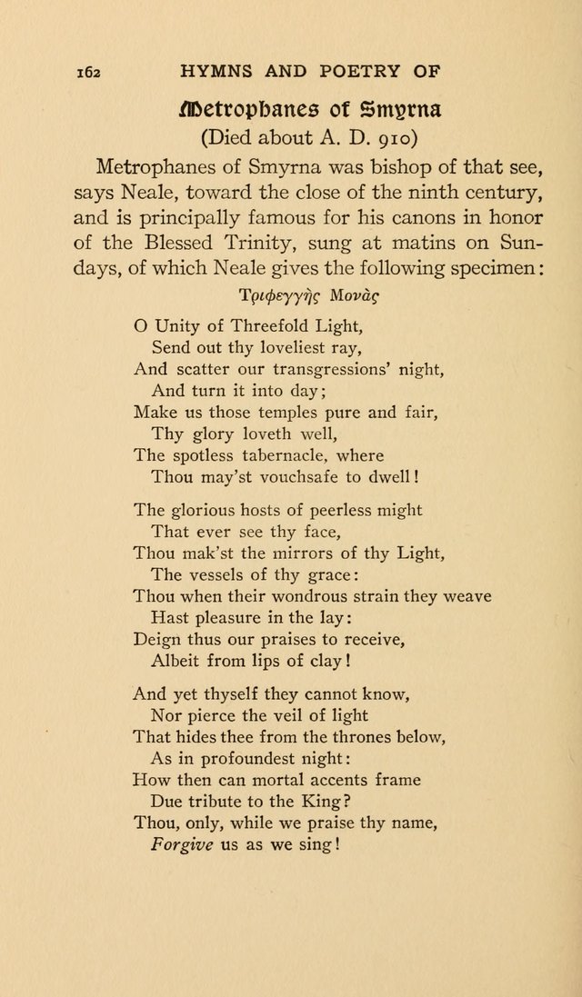 Hymns and Poetry of the Eastern Church page 157