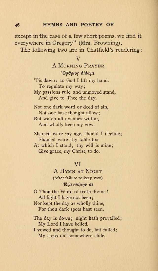 Hymns and Poetry of the Eastern Church page 33