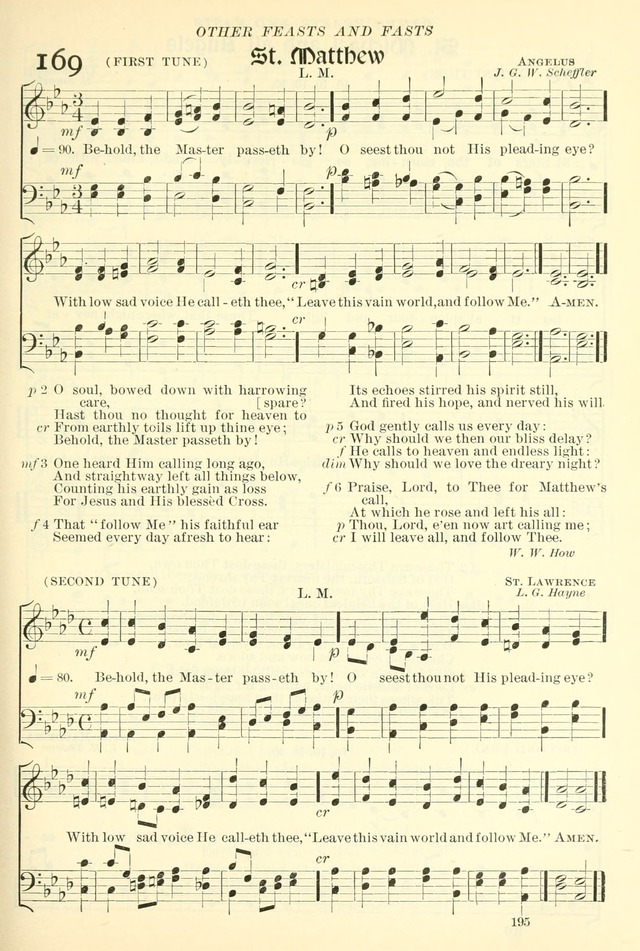 The Church Hymnal: revised and enlarged in accordance with the action of the General Convention of the Protestant Episcopal Church in the United States of America in the year of our Lord 1892. (Ed. B) page 243