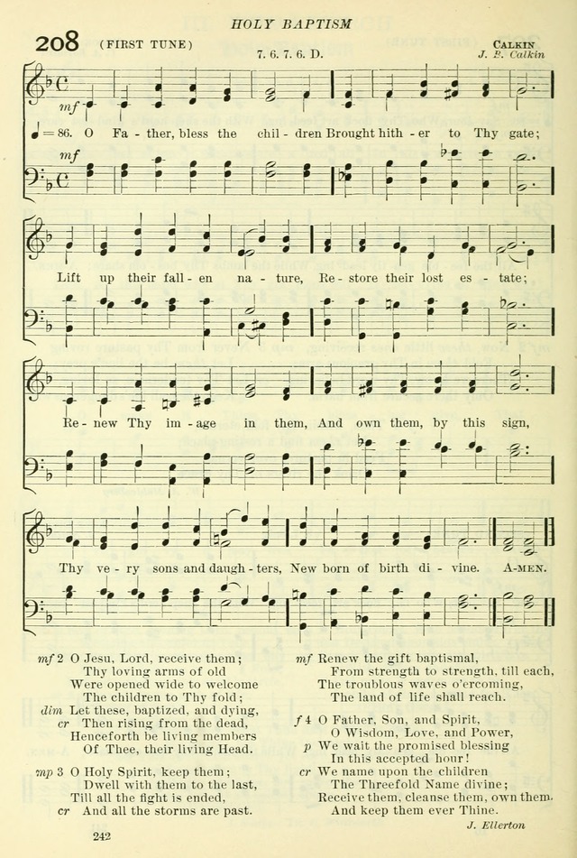 The Church Hymnal: revised and enlarged in accordance with the action of the General Convention of the Protestant Episcopal Church in the United States of America in the year of our Lord 1892. (Ed. B) page 290