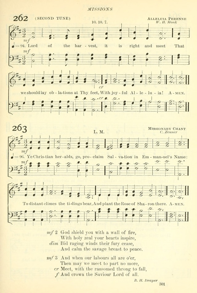 The Church Hymnal: revised and enlarged in accordance with the action of the General Convention of the Protestant Episcopal Church in the United States of America in the year of our Lord 1892. (Ed. B) page 349