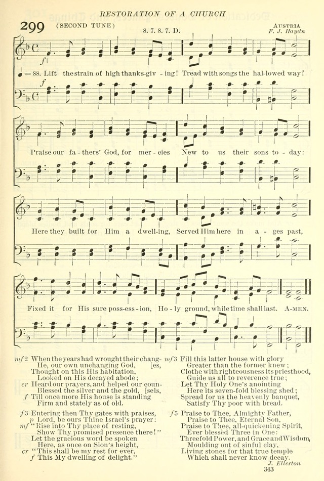 The Church Hymnal: revised and enlarged in accordance with the action of the General Convention of the Protestant Episcopal Church in the United States of America in the year of our Lord 1892. (Ed. B) page 391