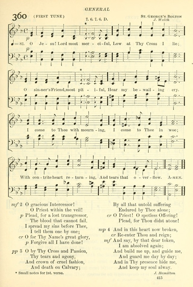 The Church Hymnal: revised and enlarged in accordance with the action of the General Convention of the Protestant Episcopal Church in the United States of America in the year of our Lord 1892. (Ed. B) page 463