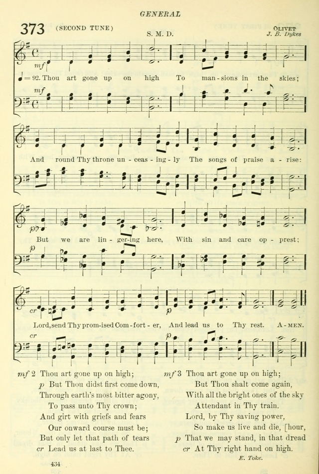 The Church Hymnal: revised and enlarged in accordance with the action of the General Convention of the Protestant Episcopal Church in the United States of America in the year of our Lord 1892. (Ed. B) page 482