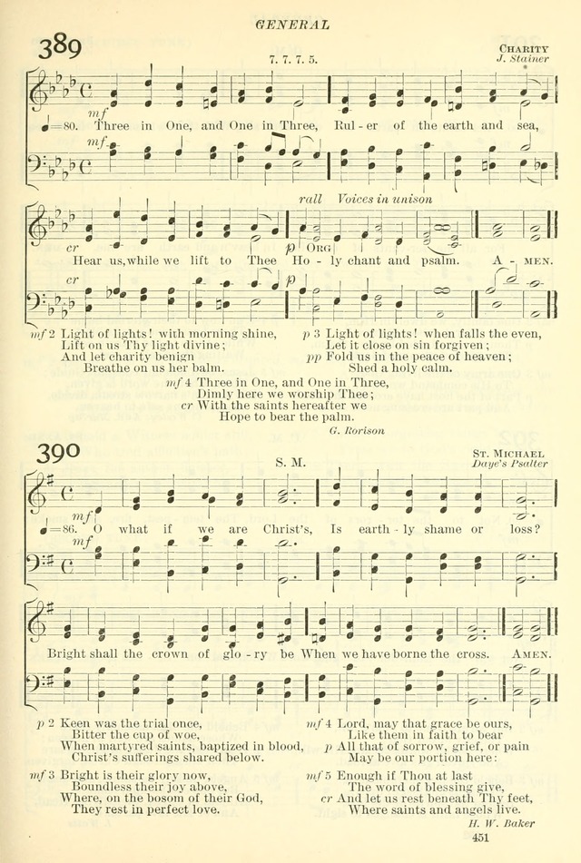 The Church Hymnal: revised and enlarged in accordance with the action of the General Convention of the Protestant Episcopal Church in the United States of America in the year of our Lord 1892. (Ed. B) page 499