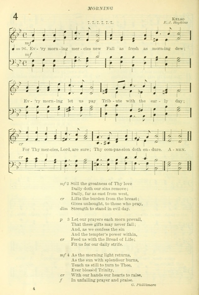 The Church Hymnal: revised and enlarged in accordance with the action of the General Convention of the Protestant Episcopal Church in the United States of America in the year of our Lord 1892. (Ed. B) page 52