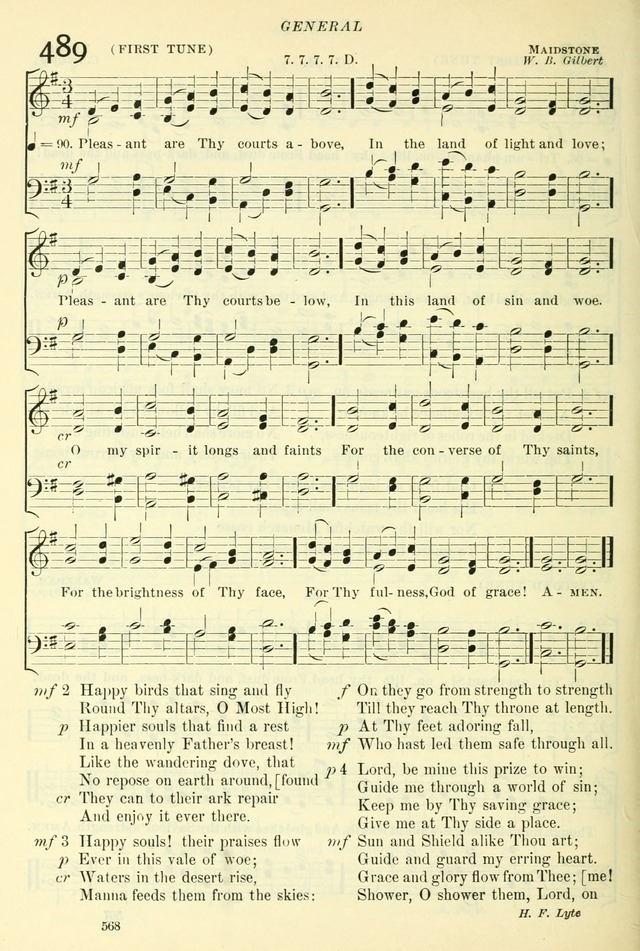 The Church Hymnal: revised and enlarged in accordance with the action of the General Convention of the Protestant Episcopal Church in the United States of America in the year of our Lord 1892. (Ed. B) page 616